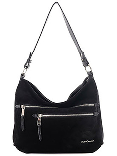 Сумка женская Fiato Dream 13093 кожа-замша, черный