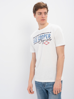 Футболка мужская Lee cooper MT2A120476BS2LC1-WH белая S