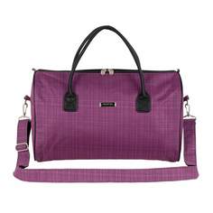 Дорожная сумка женская Polar П7112ж фиолетовая, 27x44x19 см