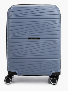 Чемодан унисекс Polar РР820 (3-ой) 20" серый, 53x38x20 см
