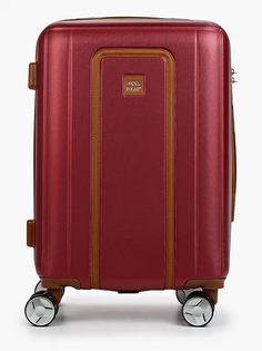 Чемодан женский Polar РР5509 (3-ой) 20" бордовый, 55x36x20 см