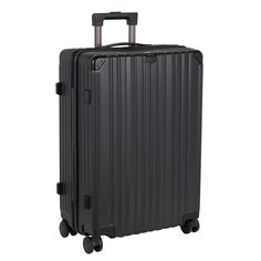 Чемодан унисекс Polar Р1254(3-ой) 20" черный, 55x39,5x22,5 см