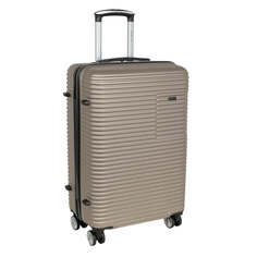 Чемодан унисекс Polar РР5637 (3-ой) 24" кофе, 64x41x25 см