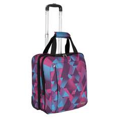 Дорожная сумка женская Polar П7094 фиолетовая, 47x40x20 см