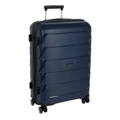 Чемодан унисекс Polar РР819 (2-ой) 24" темно-синий, 65x44x25 см