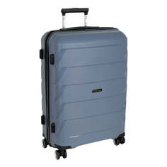 Чемодан унисекс Polar РР819 (2-ой) 24" серый, 65x44x25 см
