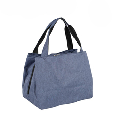 Дорожная сумка женская Polar П7077ж синяя, 30x36x24 см