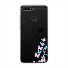 Чехол Awog "Платье из бабочек" для Honor 7A Pro