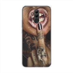 Чехол Awog "Девушка с татуировками" для Huawei Mate 20 Lite