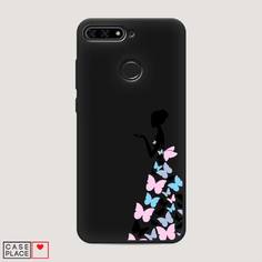 Чехол Awog "Платье из бабочек" для Honor 7C