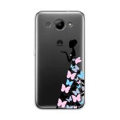 Чехол Awog "Платье из бабочек" для Huawei Y3 2018