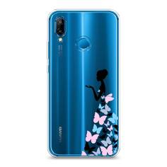 Чехол Awog "Платье из бабочек" для Huawei P20 Lite