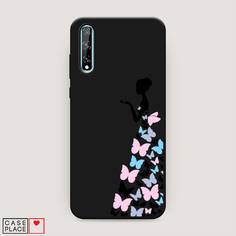 Чехол Awog "Платье из бабочек" для Huawei Y8p
