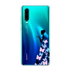Чехол Awog "Платье из бабочек" для Huawei P30