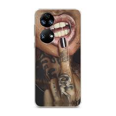 Чехол Awog "Девушка с татуировками" для Huawei P50