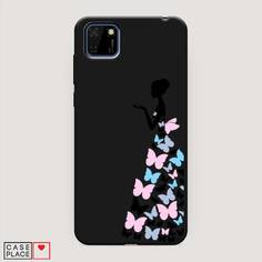 Чехол Awog "Платье из бабочек" для Huawei Y5p