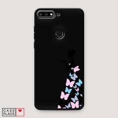 Чехол Awog "Платье из бабочек" для Huawei Y7 Prime 2018