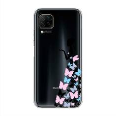 Чехол Awog "Платье из бабочек" для Huawei Nova 6 SE
