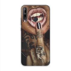 Чехол Awog "Девушка с татуировками" для Huawei Y7p