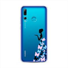 Чехол Awog "Платье из бабочек" для Huawei P Smart Plus 2019