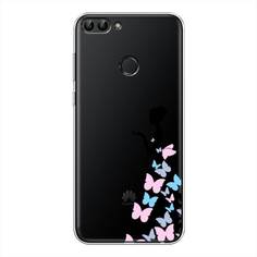 Чехол Awog "Платье из бабочек" для Huawei Y9 2018