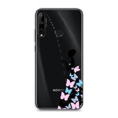 Чехол Awog "Платье из бабочек" для Honor 9C