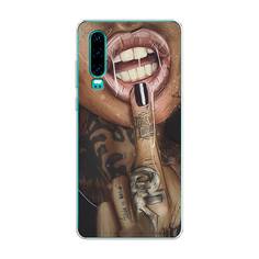 Чехол Awog "Девушка с татуировками" для Huawei P30