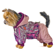 Комбинезон для собак Happy Puppy Сити, женский, розовый, 2, длина спины 24 см