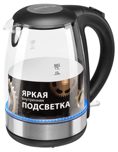 Чайник электроческий Polaris PWK 1700 Black/Silver