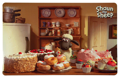 Коврик под миску для животных Trixie Фотомотив Shaun the Sheep 24572