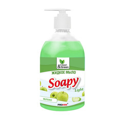 Жидкое мыло эконом Clean&Green Яблоко 500 мл