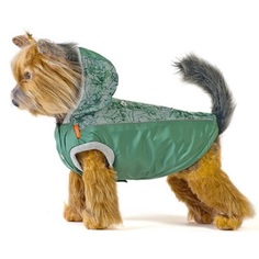 Куртка для собак Happy Puppy Грин спринг, унисекс, зеленый, 2, длина спины 24 см