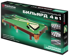 Спортивная настольная игра Fortuna Русская пирамида 3ФТ 4 в 1 07737 Фортуна