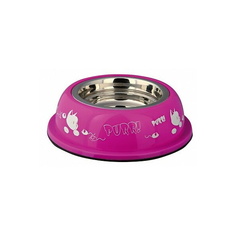 Одинарная миска для кошек и собак TRIXIE, металл, пластик, в ассортименте, 0.25 л