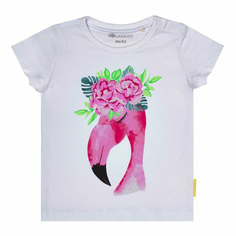 Футболка детская Kogankids 271-210-01 цв. белый р. 110