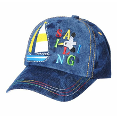 Бейсболка детская Rossini 75049 цв. джинс р. 52