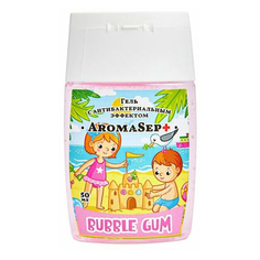 Антисептический гель для рук Aromasept детский, с ароматом Bubble gum, 50 мл