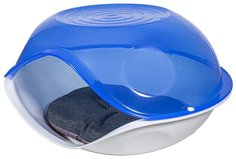 Домик для кошки Georplast DUCK PILLOW TRANSPARENT, пластик с подушкой