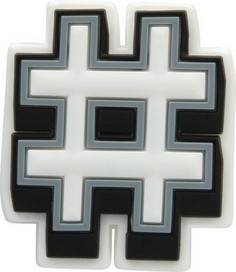 Украшение для обуви Crocs Jibbitz Hashtag 10007020