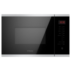 Встраиваемая микроволновая печь Hansa AMMB25E1XH Black/Silver