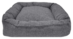 Лежак Homepet Жаккард Rola графит для собак и кошек 50 x 45 x 15 см