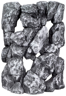 Грот для аквариума Deksi Скала №497 угловой элемент, 33 см × 13 см × 43 см