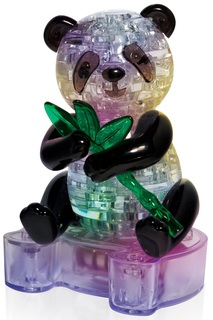 3D Пазл Synergy Trading Company Limited Магический кристалл: Панда с веткой с подсветкой