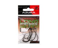 Рыболовные крючки Azura Long Offset Worm Hook 2/0, 5 шт.