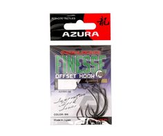 Рыболовные крючки Azura Finesse Offset Hook 2/0, 4 шт.