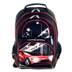 Ранец школьный Calligrata 36 х 23 х 13 Тачка черный