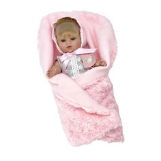 Кукла Munecas Berbesa виниловая 34см BABY CHUSIN с пледом, без подарочной коробки 3212K
