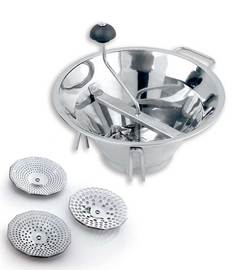 Ручное сито для протирки овощей, фруктов, ягод, томатов в пюре OMAC 800 Chef