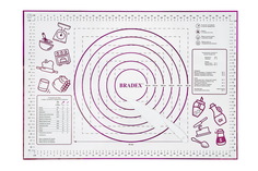 Силиконовый коврик и нож, Bradex (66 х 46 см, фиолетовый, TK 0552)