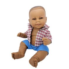 Кукла Munecas Manolo Dolls виниловая Obama 45см 8273